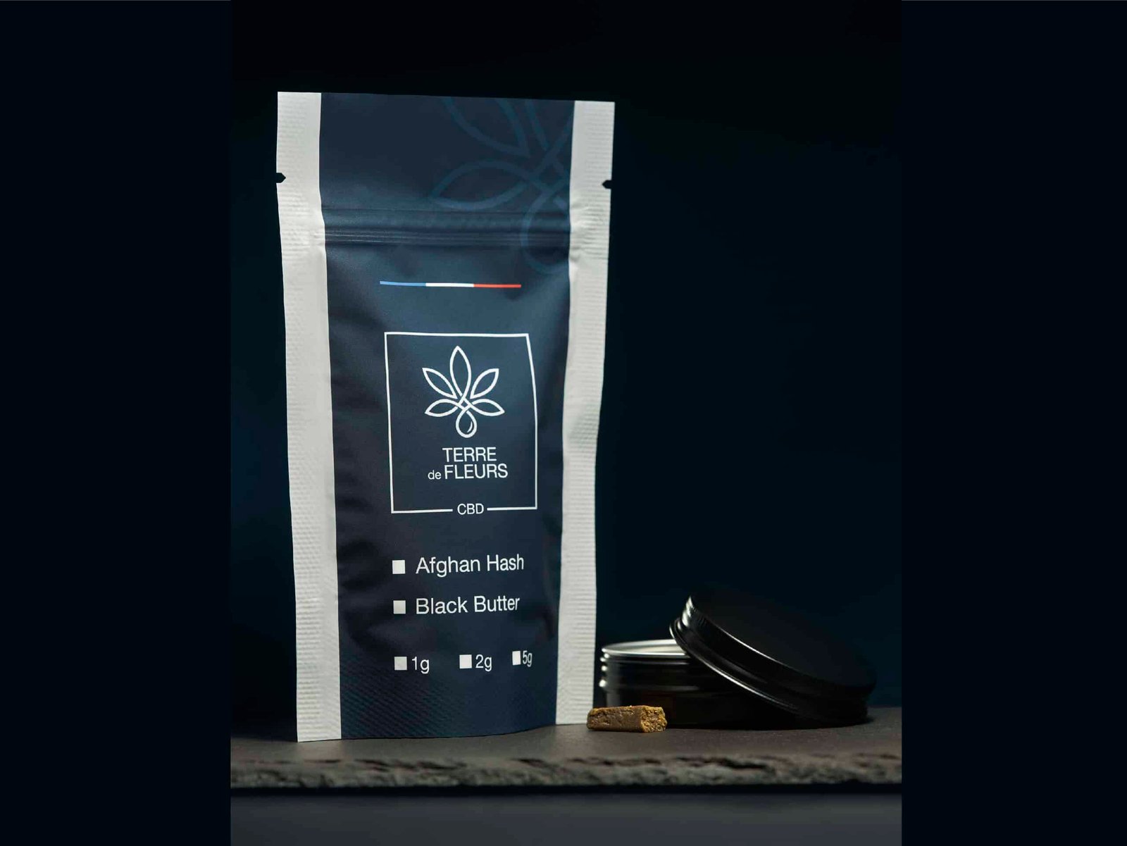 Fleurs CBD Harlequin - Douceur et Qualité - Terre de Fleurs Résine Black Butter - Terre de Fleurs